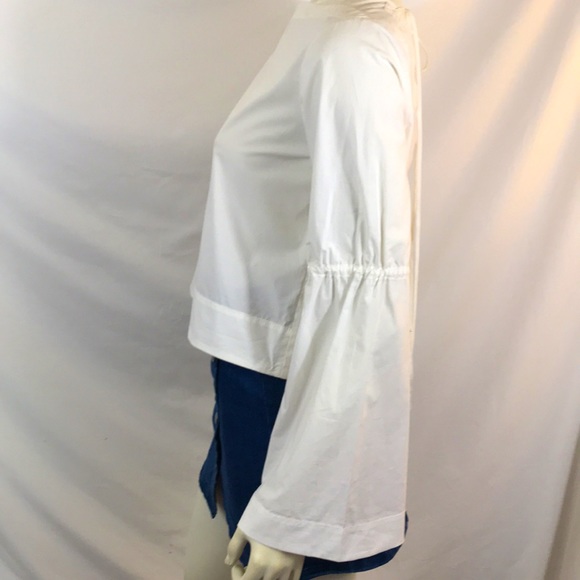 Derek Lam crisp crop blouse, size 6, NWT - Picture 3 of 10